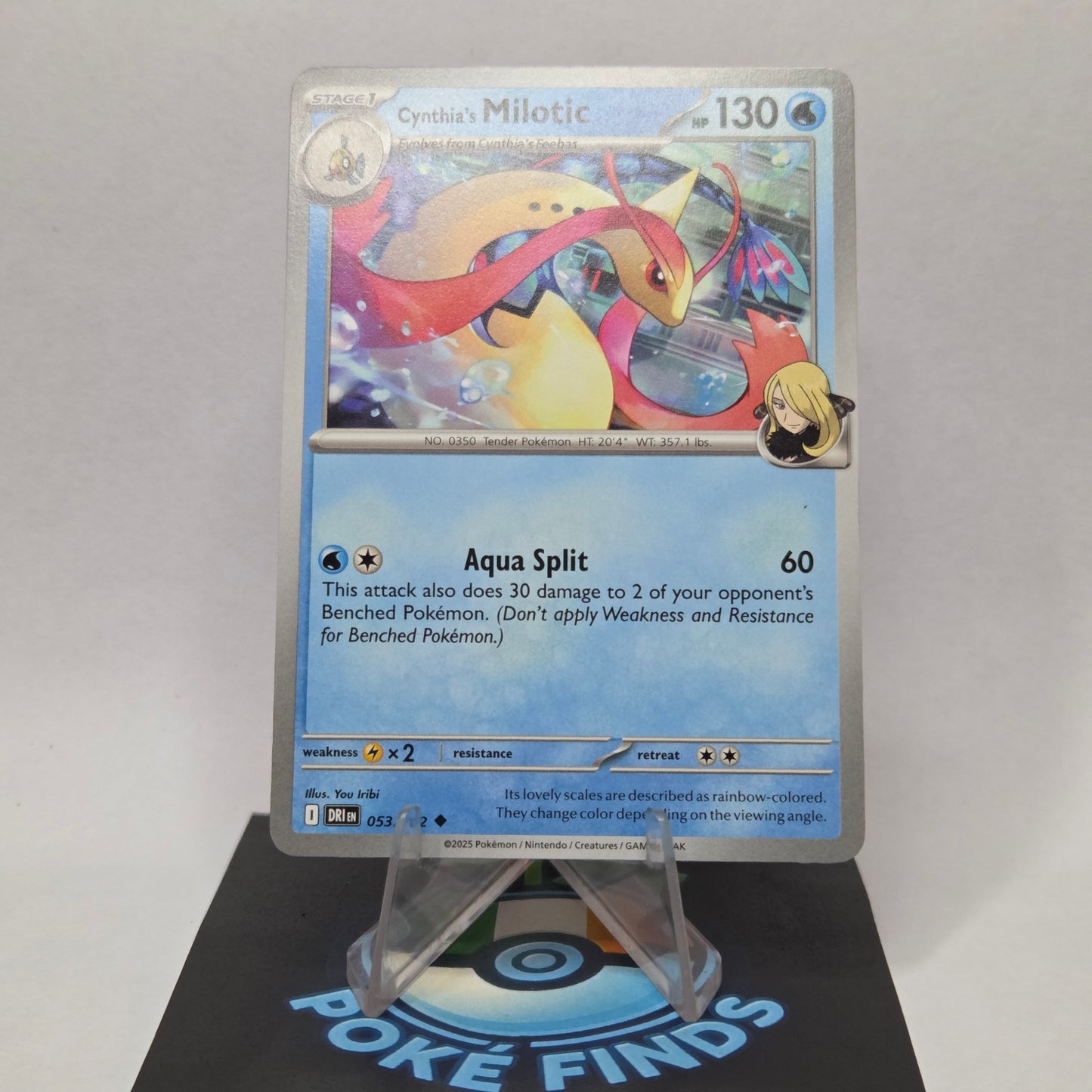 Cynthia's Milotic #053 - Destined Rivals