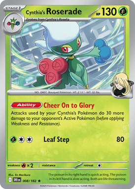 008 Cynthia's Roserade - Destined Rivals