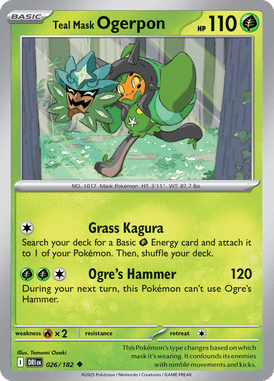 026 Teal Mask Ogerpon - Destined Rivals