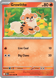 027 Growlithe - Destined Rivals