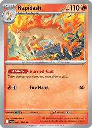 030 Rapidash - Destined Rivals