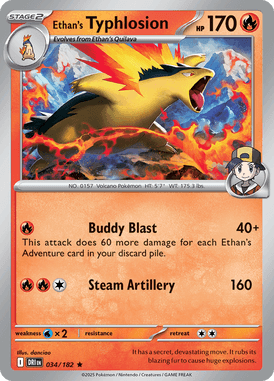 034 Ethan's Typhlosion - Destined Rivals