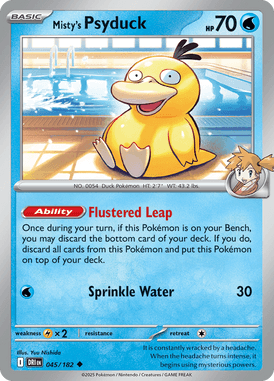 045 Misty's Psyduck - Destined Rivals