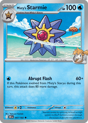 047 Misty's Starmie - Destined Rivals