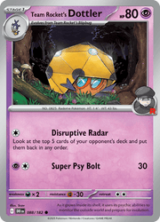 088 Team Rocket's Dottler - Destined Rivals