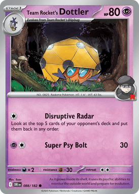088 Team Rocket's Dottler - Destined Rivals
