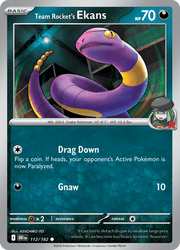 112 Team Rocket's Ekans - Destined Rivals