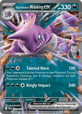119 Team Rocket's Nidoking ex - Destined Rivals