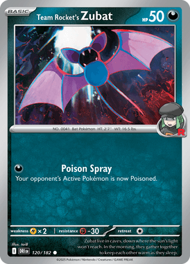 120 Team Rocket's Zubat - Destined Rivals