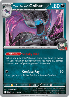 121 Team Rocket's Golbat - Destined Rivals