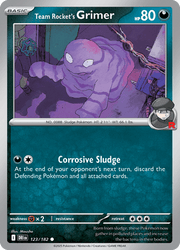 123 Team Rocket's Grimer - Destined Rivals