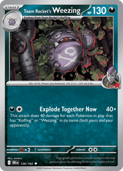126 Team Rocket's Weezing - Destined Rivals