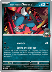 128 Team Rocket's Sneasel - Destined Rivals
