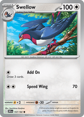 157 Swellow - Destined Rivals