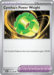 162 Cynthia's Power Weight - Destined Rivals