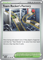 173 Team Rocket's Factory - Destined Rivals