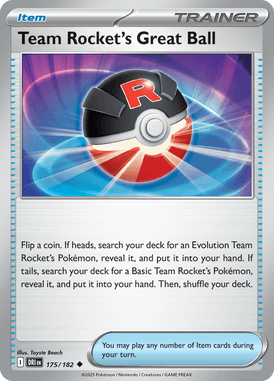 175 Team Rocket's Great Ball - Destined Rivals
