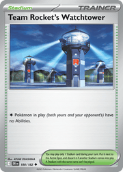 180 Team Rocket's Watchtower - Destined Rivals