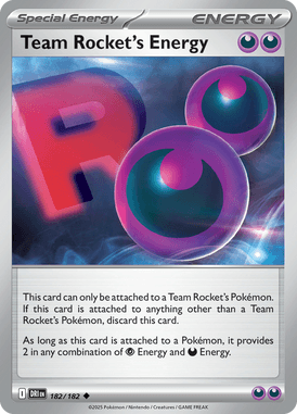 182 Team Rocket's Energy - Destined Rivals