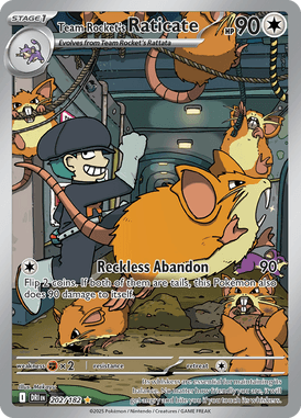 202 Team Rocket's Raticate - Destined Rivals