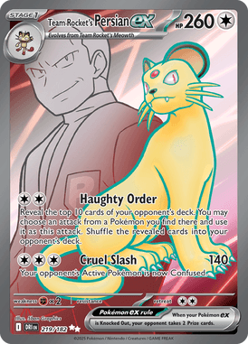 219 Team Rocket's Persian ex - Destined Rivals
