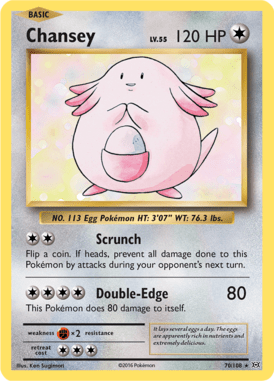 70 Chansey – Evolutions