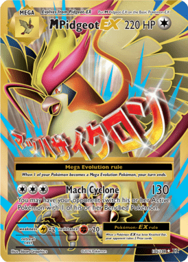105 M Pidgeot EX – Evolutions (Lightly Played)