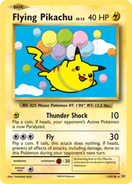 Flying Pikachu – Evolutions EVO 110