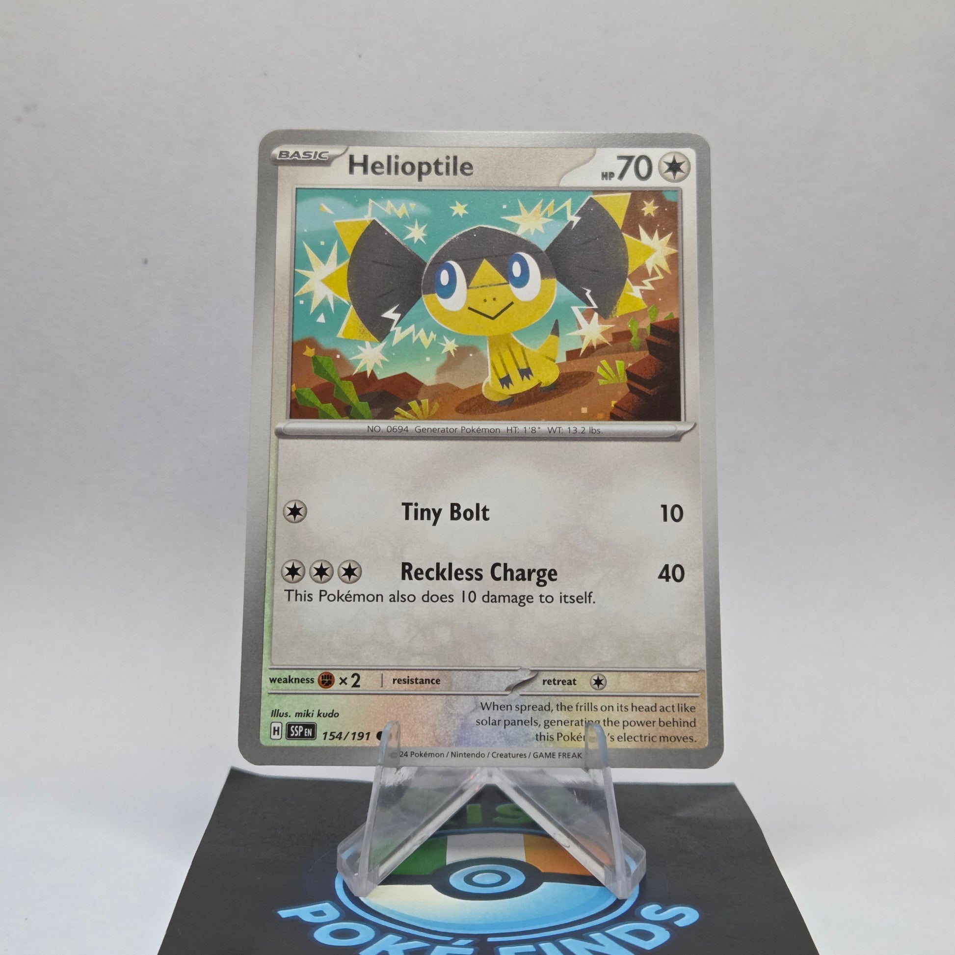 Helioptile #154 - Surging Sparks Front