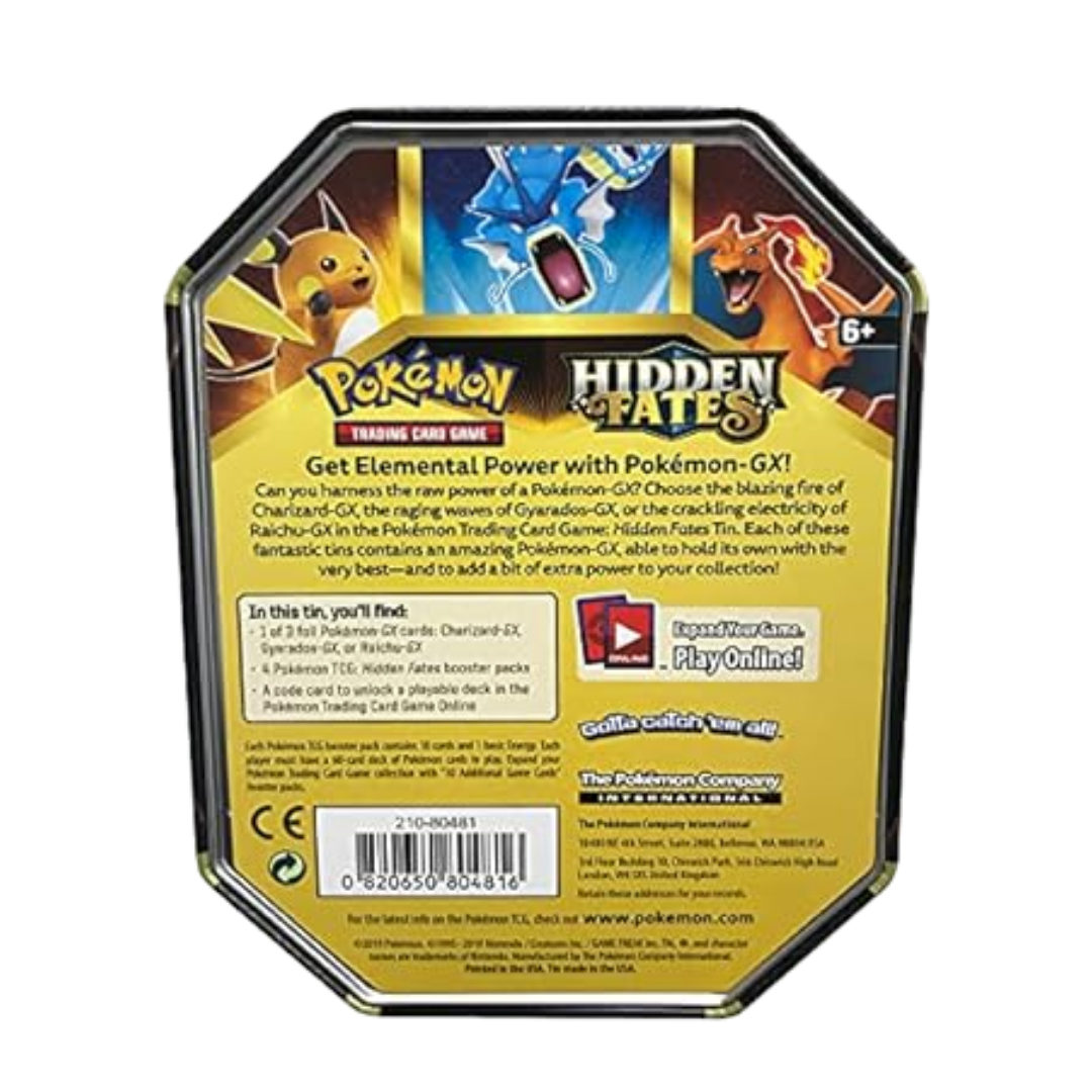 Pokémon TCG Hidden Fates: Charizard GX Tin