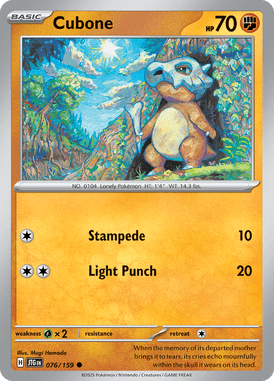 076 Cubone - Journey Together