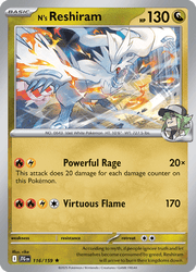 116 N's Reshiram - Journey Together