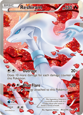 RC22 Reshiram – Legendary Treasures