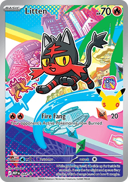 Litten – Mega Evolution Promo Card MEP 44
