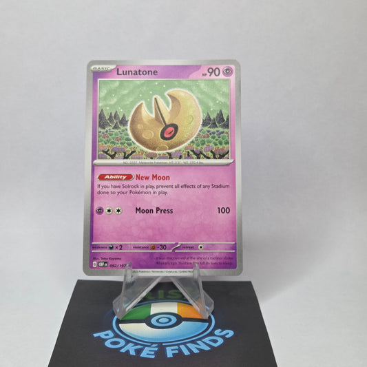 Lunatone #092 - Obsidian Flames