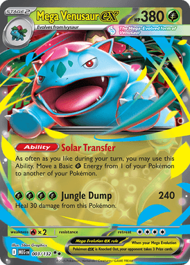 003 Mega Venusaur ex - Mega Evolution