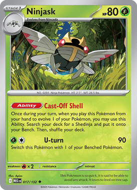 017 Ninjask - Mega Evolution