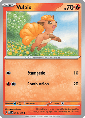 019 Vulpix - Mega Evolution