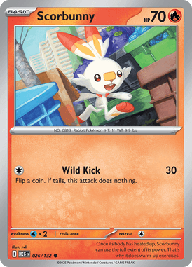 026 Scorbunny - Mega Evolution