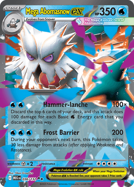 036 Mega Abomasnow ex - Mega Evolution