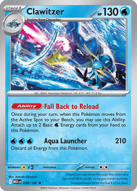 038 Clawitzer - Mega Evolution