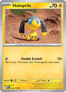 052 Helioptile - Mega Evolution
