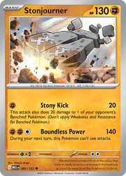081 Stonjourner - Mega Evolution