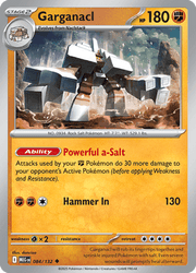 084 Garganacl - Mega Evolution