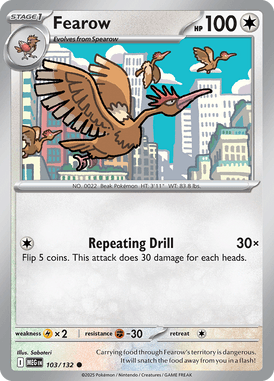 103 Fearow - Mega Evolution