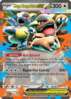 104 Mega Kangaskhan ex - Mega Evolution