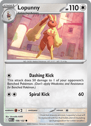 108 Lopunny - Mega Evolution