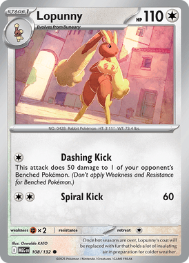 108 Lopunny - Mega Evolution