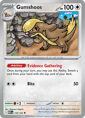 110 Gumshoos - Mega Evolution
