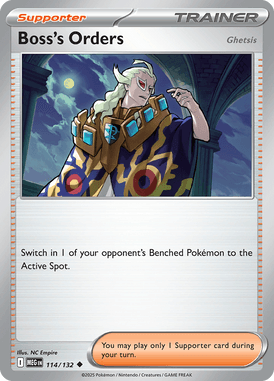 114 Boss's Orders - Mega Evolution